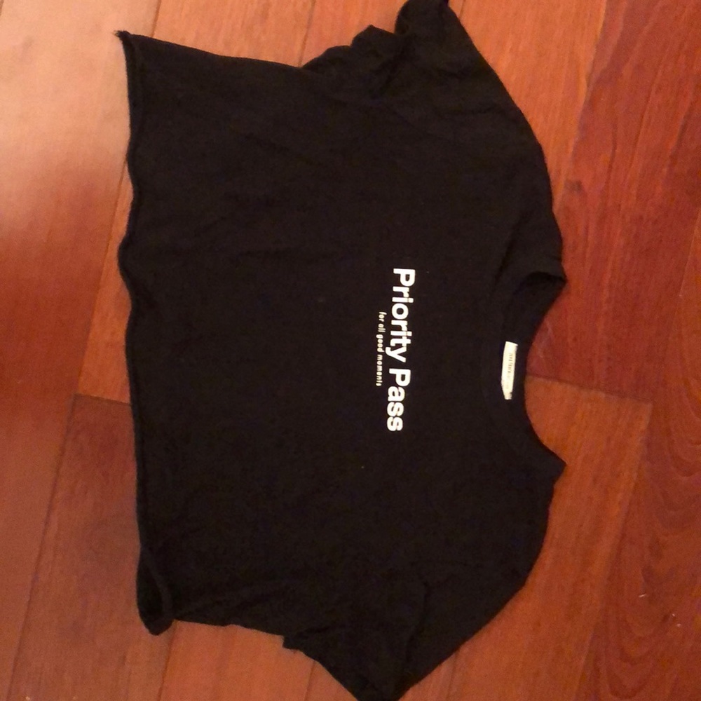 ZARA cropped t shirt